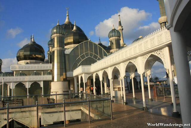 Entrance to the Crystal Mosque at Kuala Terengganu