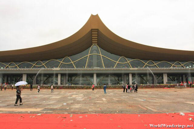 Kunming Changshui International Airport Passenger Terminal 昆明长水国际机场 From Afar