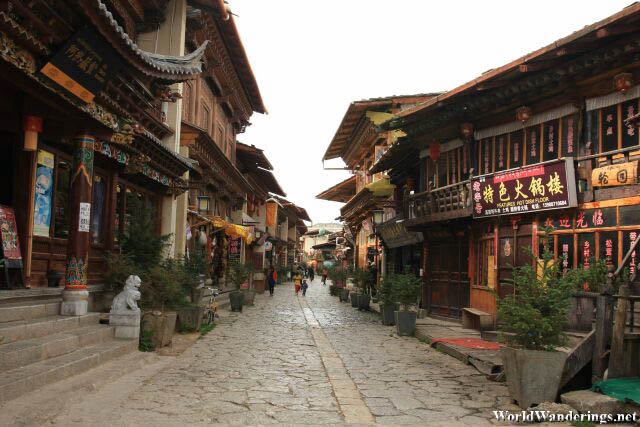 Streets of Dukezong Old Town 獨克宗古城 in Shangrila 香格里拉