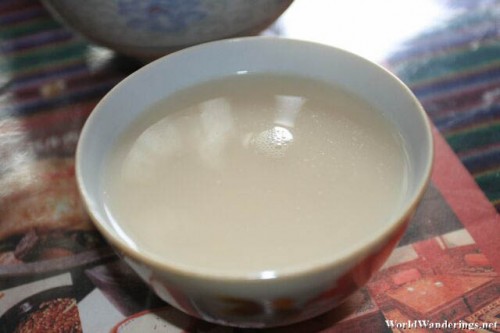 Butter Tea at Dukezong Ancient Town 独克宗古城