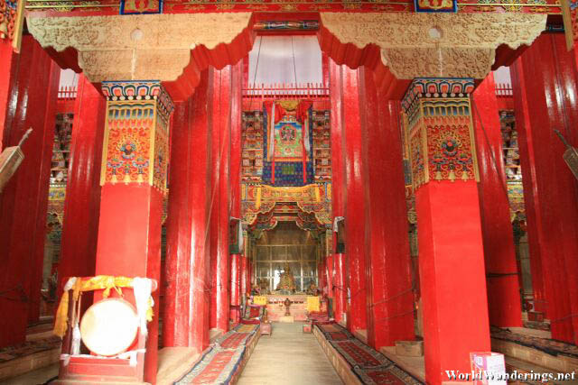 Another View of the Inside of the Lamasery in Songzanlin Temple 松赞林寺