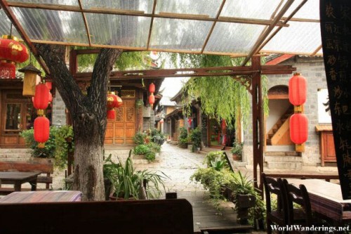 View from the Restaurants in Lijiang 丽江