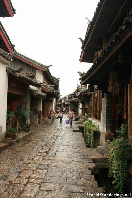 Lovely Old Street in Lijiang Ancient Town 丽江古城