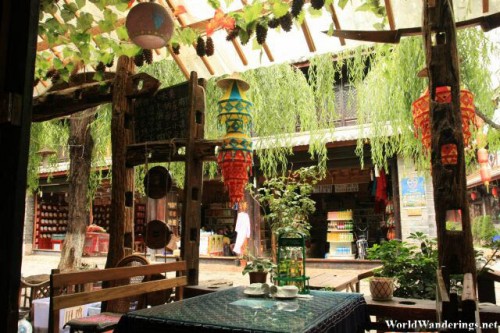 View From a Restaurant at Lijiang Ancient Town 丽江古城