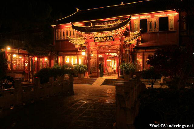 Hotel at Lijiang Ancient Town 丽江古城