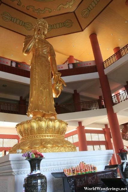 Statue of Guanyin at the Rain Copper Guanyin Hall 雨铜观音殿