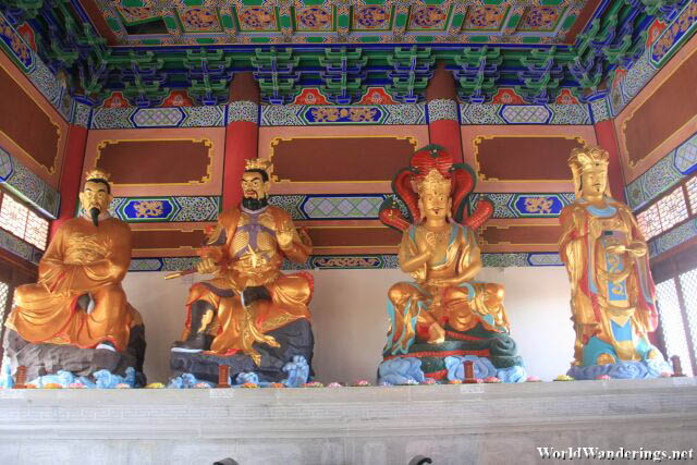 Statues Inside the Hall of the Heavenly King 天王殿