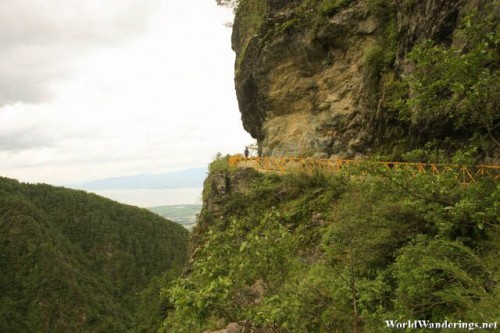 Path Carved Out of a Mountain at Cangshan 苍山
