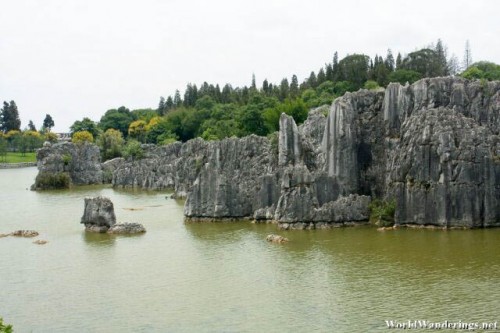 Karst Formations at the Stone Forest 石林 in Yunnan 云南