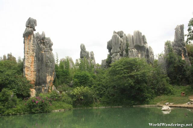Small Pond at the Minor Stone Forest 小石林