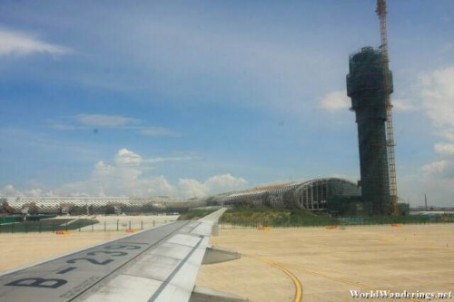 New Airport Control Tower Under Construction at Shenzhen Baoan International Airport 深圳宝安国际机场