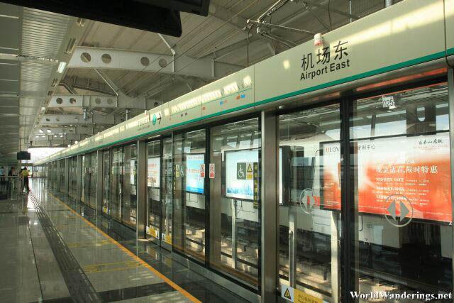 Boarding Gates at the Shenzhen Metro Luohu Line