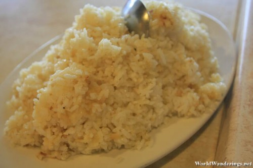 Delightfully Yummy Garlic Rice at LZM