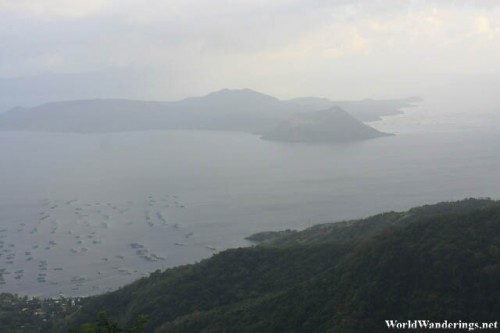 Taal Volcano in the Distance