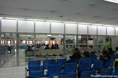Waiting at the Departure Lounge of Ninoy Aquino International Airport Terminal 4