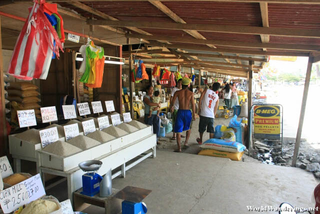 Dry Market Area Outside the San Jose Public Market in Puerto Princesa