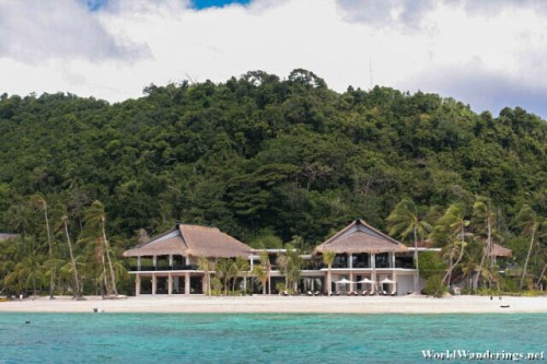 Closer View of the Resorts at Pangulasian Island
