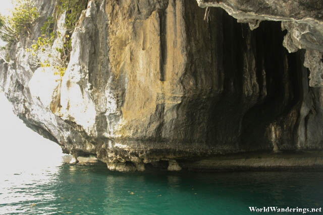 The Entrance of the Cathedral Cave at El Nido