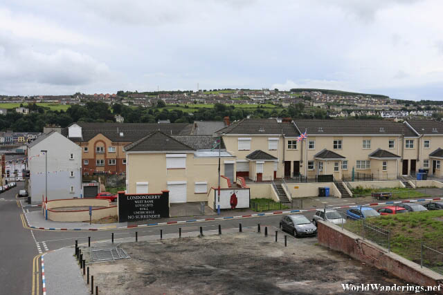 View of the City of Derry-Londonderry from the City Walls