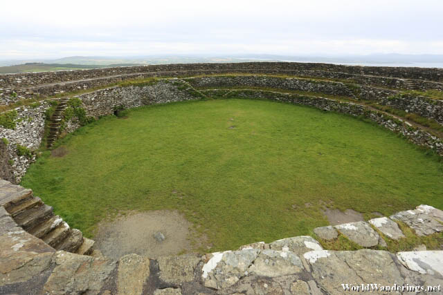 View of the Grianan of Aileach from Above