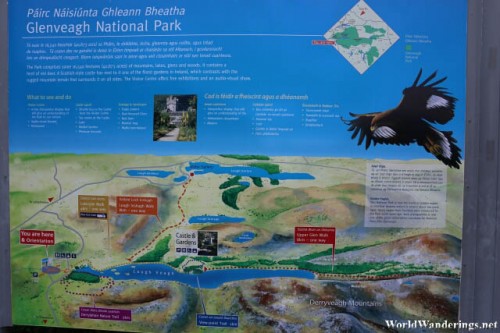Map of Glenveagh National Park