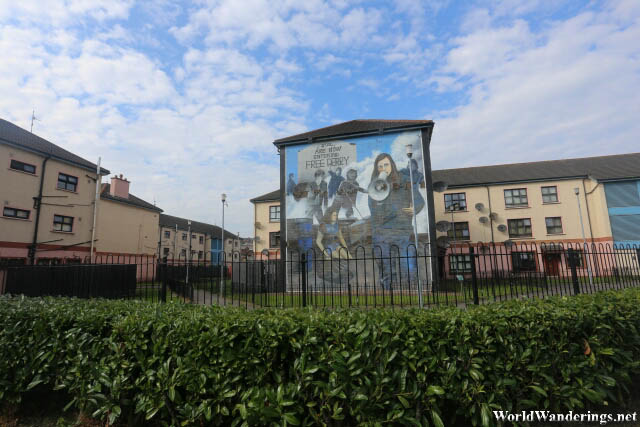 Impressive Mural at Free Derry