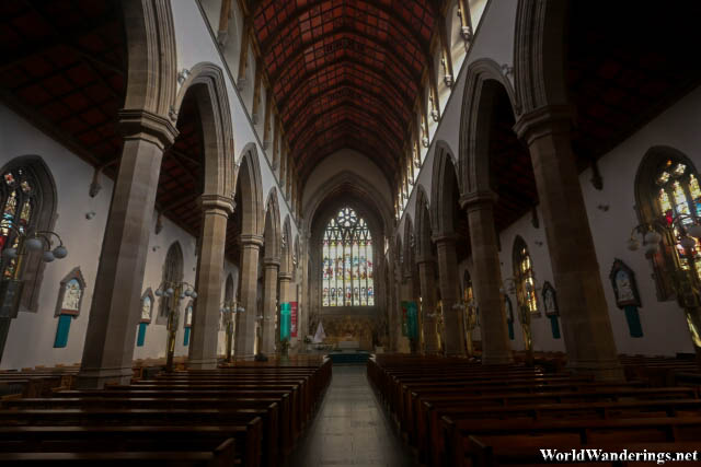 Inside Saint Eunan's Cathedral in Derry-Londonderry