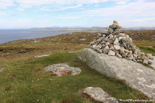 Possible Stone Memorial at Melmore Head
