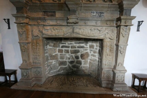 Massive Fireplace at Donegal Castle