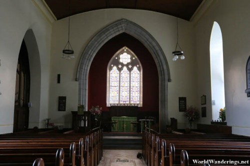Inside the Donegal Church of Ireland