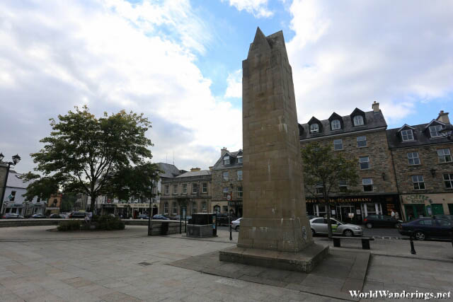 Diamond Obelisk at a Park in Donegal Town