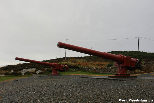 Massive Cannon at Fort Dunree