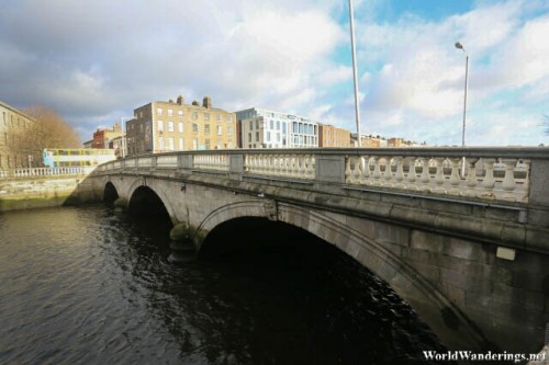 O'Donovan Rossa Bridge on the River Liffey