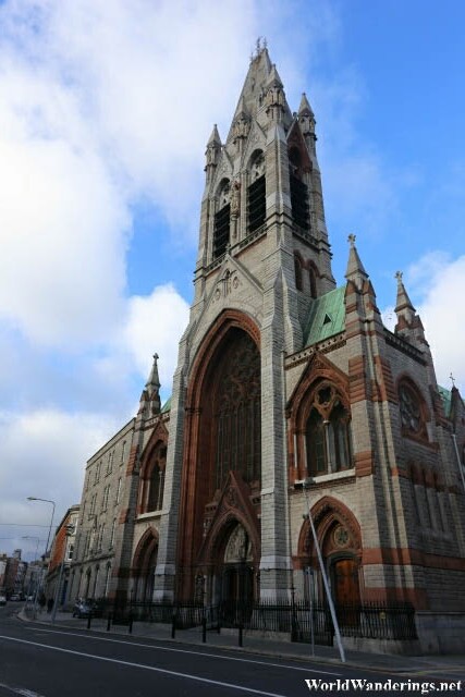 Beautiful Church of Saint Augustine and Saint John the Baptist in Dublin