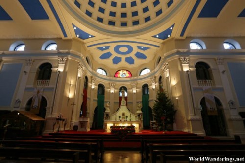 Inside the Church of the Immaculate Conception in Dublin