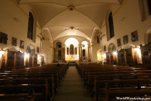 Inside the Church of Saint Teresa on Clarendon Street in Dublin