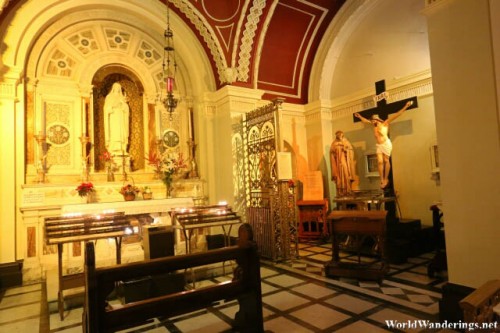 One of the Shrines in the Church of Saint Teresa in Dublin