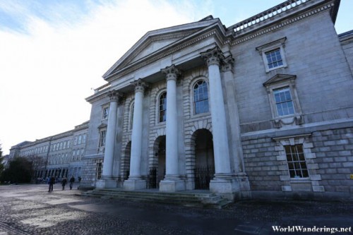 Elegant Buildings at Trinity College in Dublin