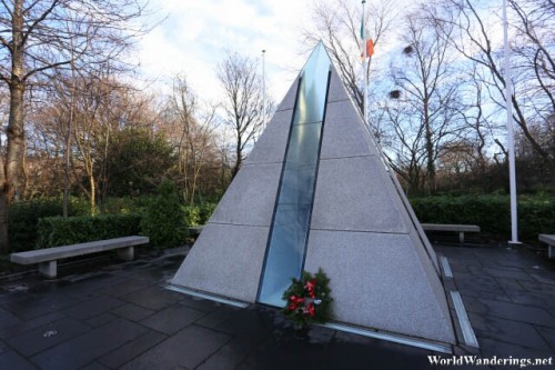 Memorial Pyramid Dedicated to the Heroes Who Served in the War in Merrion Park