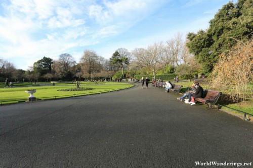 Great Day at Saint Stephen's Green in Dublin