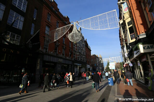 Great Day at Grafton Street in Dublin