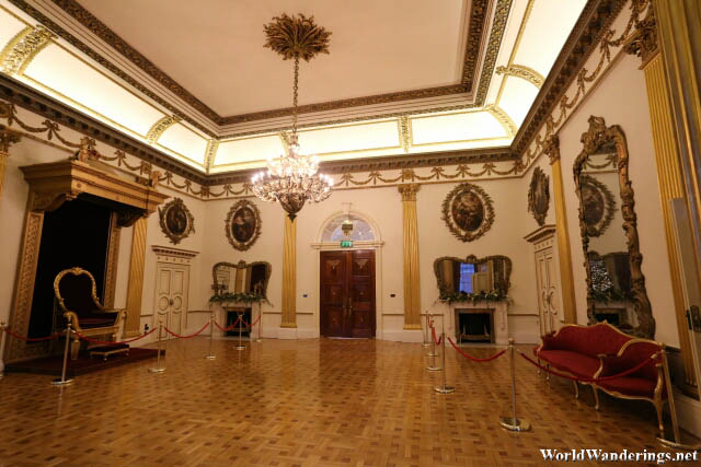Throne Room at Dublin Castle