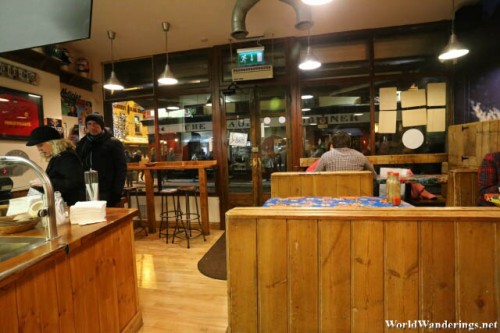 Customers at Pablo Picante Burrito Bar in Dublin
