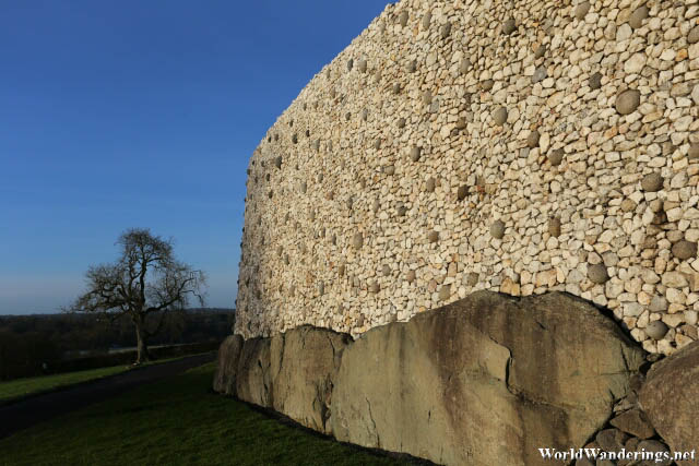 Impressive Walls of the Newgrange Stone Age Passage Tomb