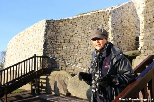 Tour Guide at the Newgrange Stone Age Passage Tomb