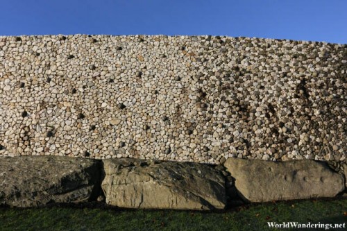Massive Kerbstones Sit at the Bottom of Newgrange Stone Age Passage Tomb
