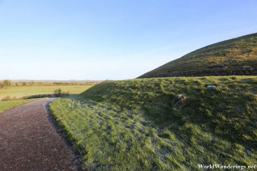 Looking Back at the Newgrange Stone Age Passage Tomb