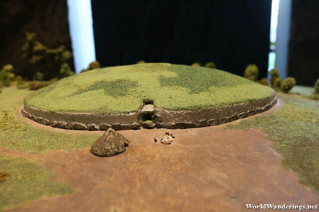 Scale Model of the Newgrange Stone Age Passage Tomb