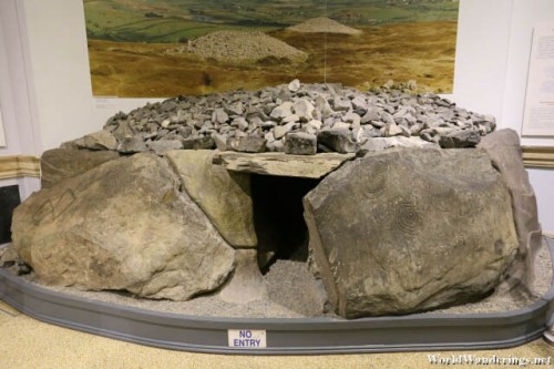 Replica of a Stone Age Passage Tomb at the National Museum of Ireland
