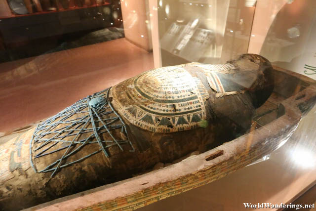 Egyptian Mummy at the National Museum of Ireland